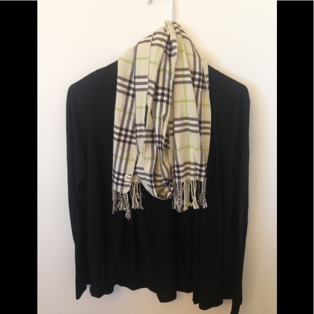 Plaid soft scarf